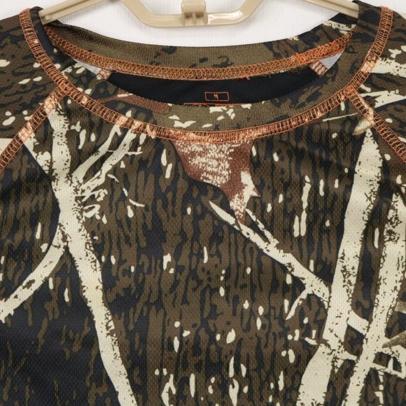 Canyon Guide Outfitters Shirt Quick Dry Camo Brown Hunting M Medium - Picture 7 of 10